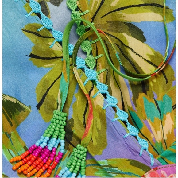 FARM RIO Ombre Forest Ruffle Tunic Dress - Picture 10 of 15